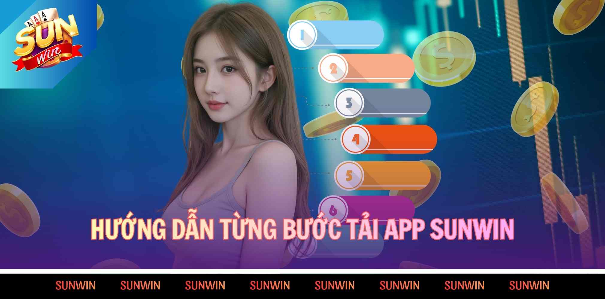 Hướng dẫn từng bước tải app Sunwin
